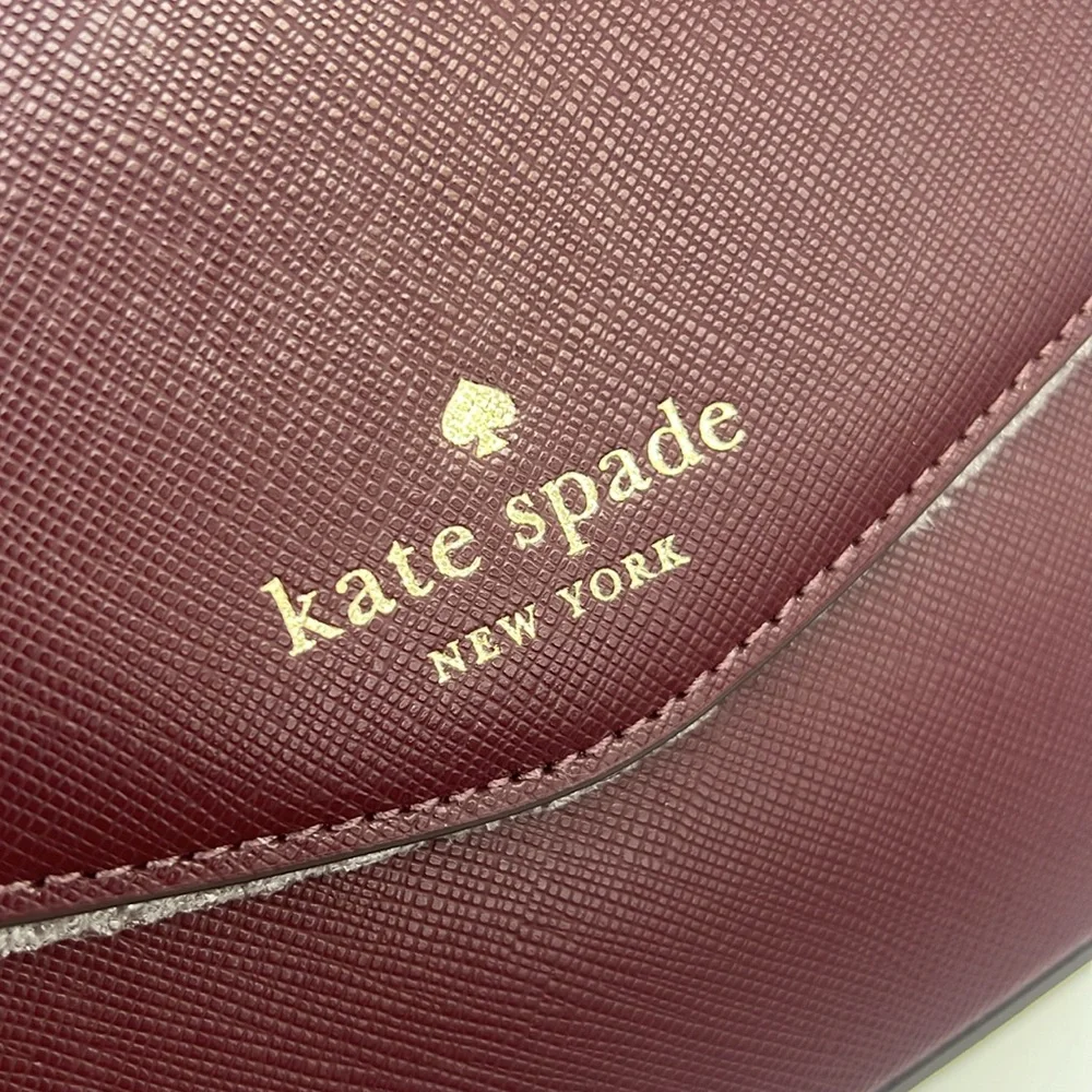 Kate Spade Sadie Envelope Crossbody Grenache
